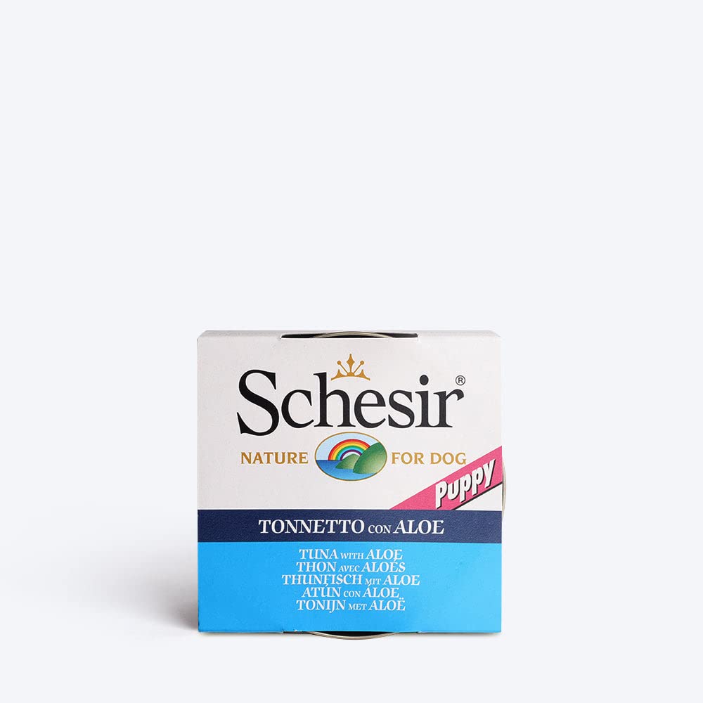 Schesir 53% Tuna with Aloe Canned Wet Puppy Food - 150 g (B0BR9CR3LH) Amazon Price History, Amazon Price Tracker