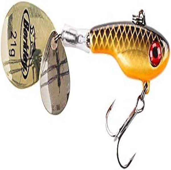 Berkley Pulse Spintail Jig Wobbler con lama spinner & Berkley Fusion Drilling – Hardbait per pesce persico, trota, luccio - 5