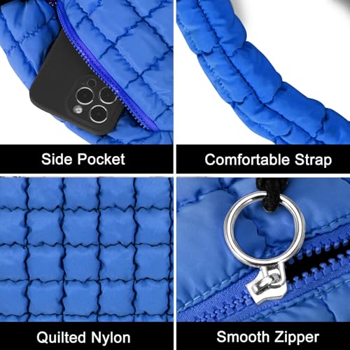 Image of GASSDA Puffer Tote Bag for Women Large Quilted Puffy Lightweight Carryall Crossbody Tote Bag for Women