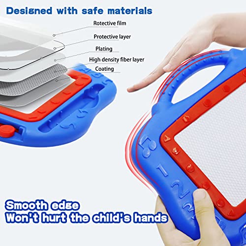 Magnetic Drawing Board Doodle Pads For Kids And Toddlers Travel Size Erasable Mini Doodle Board Toy,Drawing Writing Painting Sketch Pad Painting Pad Boys Girls Classroom Prizes(2 Pcs) #TOP3