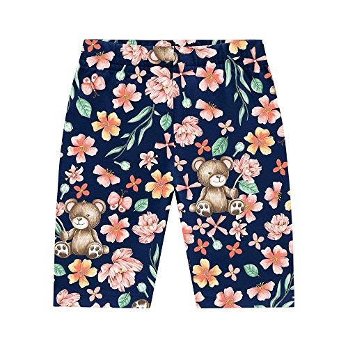 Bermuda Brandili Infantil Ciclista Com Estampa Menina