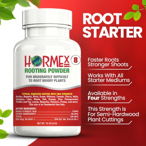 Hormex Rooting Hormone Powder #8 - Fast Roots for Semi-Hardwood Cuttings Alternate view