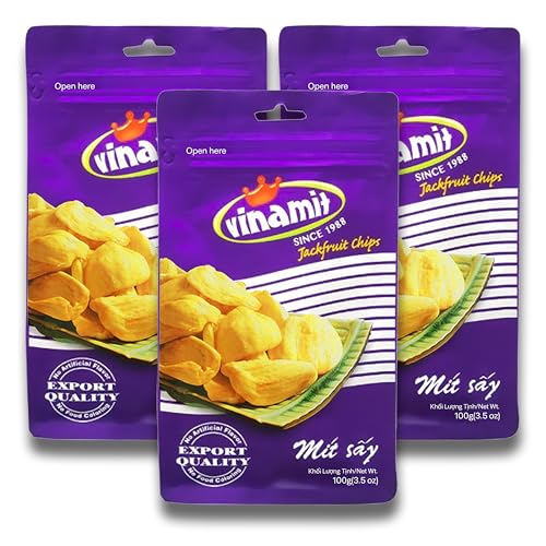 Vinamit(���B�i�~�b�g) ���Y�� �����s�g�p �W���b�N�t���[�c�`�b�v�X (�`���b�N�t) 100gx3�� / Vinamit Mit Say/Jackfruit Chips�E�h���C�t���[�c ���n ���܂� ����� �ۑ��H