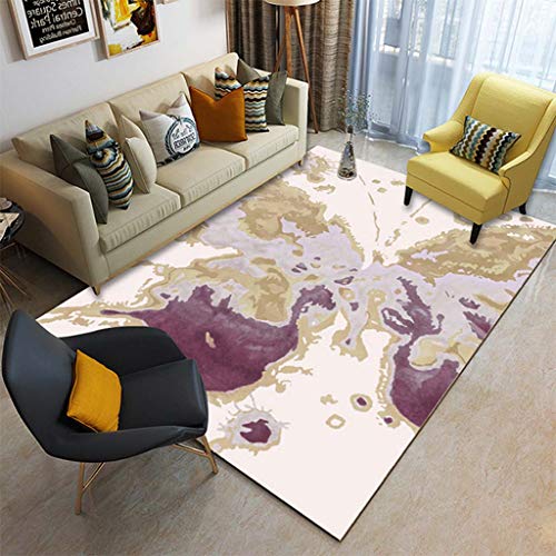 Tapis géométrique lavable en machine 200x300cm grand salon - 2