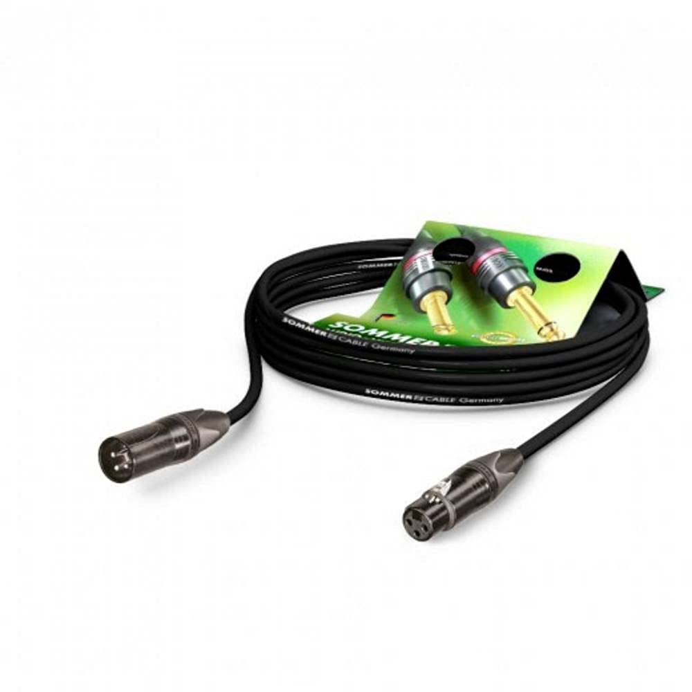 XLR Hicon SG0Q-5000-RT Kabel [1x XLR 3-polig - 1x XLR Stecker 3-polig 50.00 m Rot