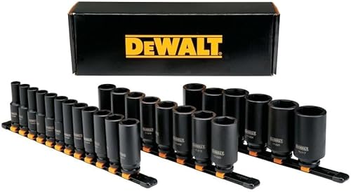 Miniatura 2 de DEWALT DWMT19242 - Juego de llaves de vaso profundo de impacto (26 unidades, 12 pulgadas)