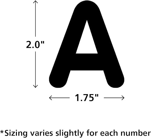 Miniatura 6 de Letras magnéticas clásicas negras TCR77188 letras de 2 pulgadas x 87 piezas