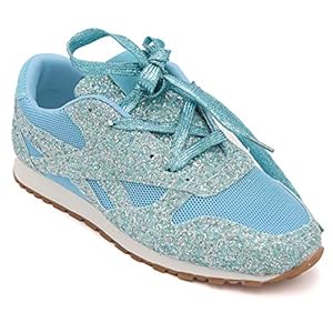 Sneakers Met Blauwe Glimmende Pailletten