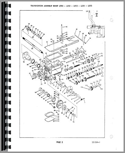 Bolens Husky 1050 Lawn & Garden Tractor Service Manual      Unknown Binding