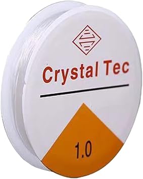 Clear Nylon Thread Invisible String, 1 mm Tarnish Resistant Jewelry Beading Wire, Invisible Bracelet String, for Hanging Decorations, Crafts and Jewelry Making