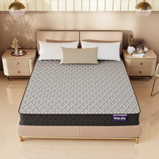 RESTOFIT Orthopedic Dual Comfort Queen Size Mattress 72x60x10 Inches | Medium Firm 10-Inch HR Foam Mattress for Back Suppo... - Review, Price and Buying Guide