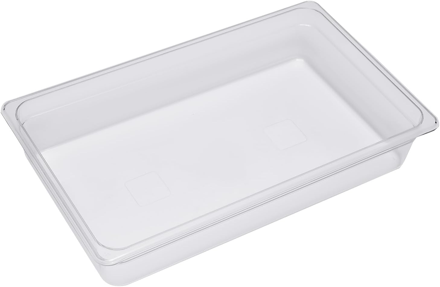 6 Pcs Commercial Food Pans with Lids,Buffet Food Storage Pan Store Vegetables, Fruits, Meats, Desserts for Hotel,Cafeterias,20.7" L x 12.72" W x 4" H