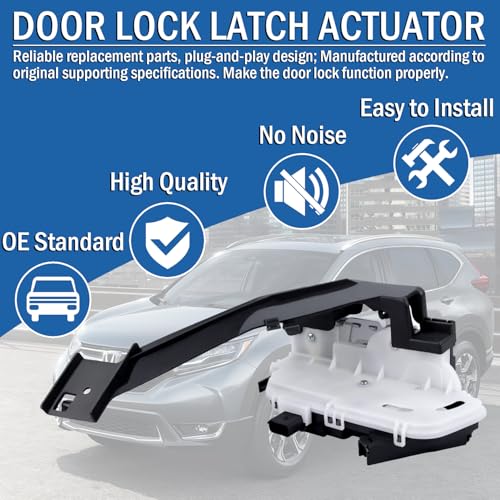 Image of Front Left Driver Side Power Door Lock Actuator, Door Latch Compatible with Ford Escape 2008-2012, Mercury Mariner 2008-2011, Replaces 937-650 9L8Z-7821813-A BL8Z-7821813-A