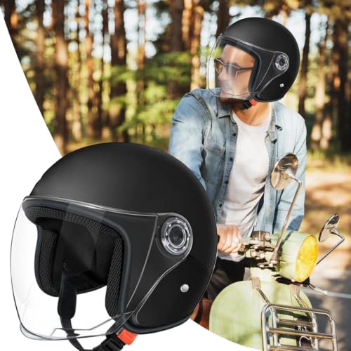 Casco de moto con visera plegable y proteccion para la cabeza ultraligera 3