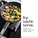 Zyliss Ultimate Ceramic Cookware - Non-Stick Frying Pan for Healthy Meal Prep - Quick-Heat & Easy-to-Clean - Fry Pan, 9.4 Inches