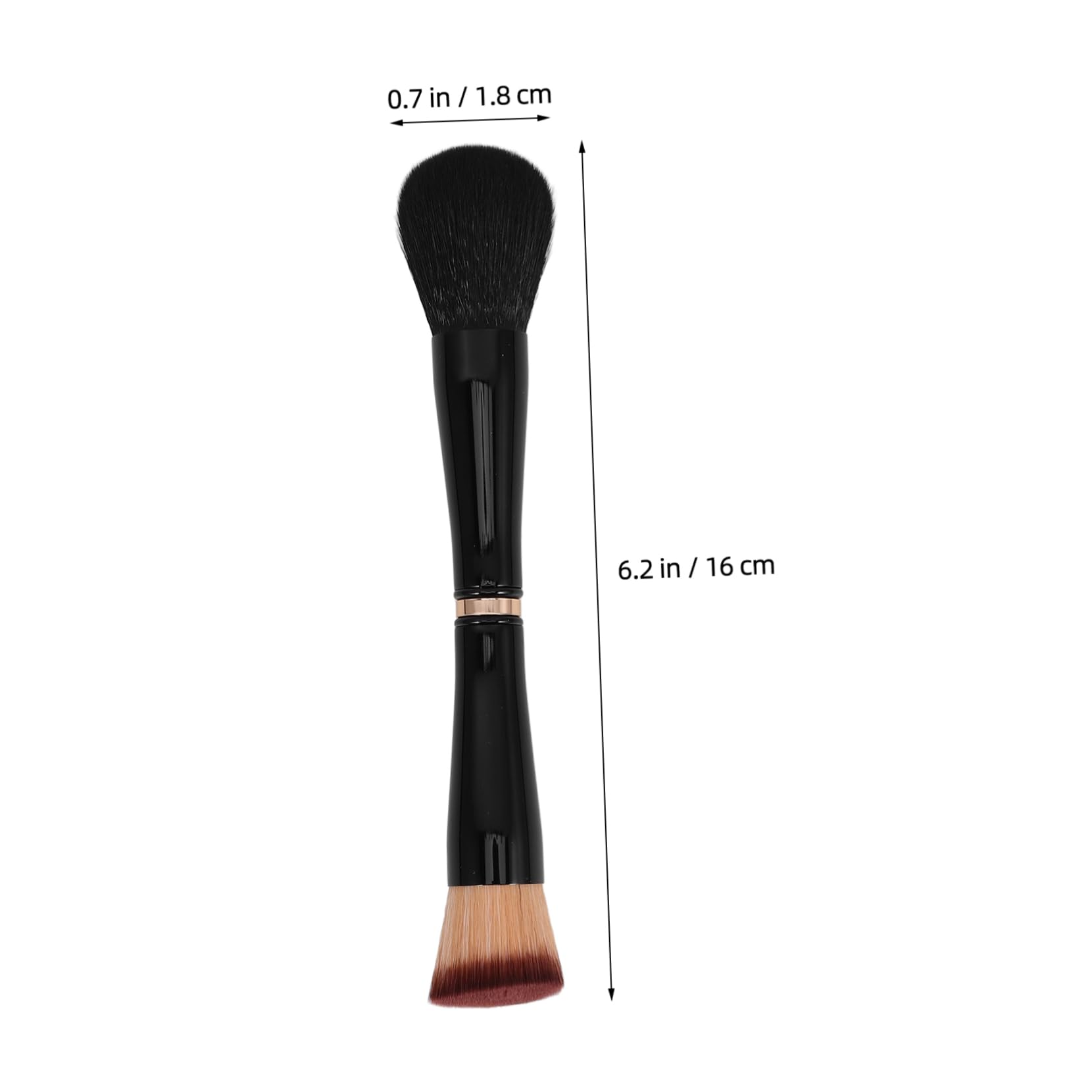 TOVINANNA Multi-functional Makeup Brush Kit Double-ended Brush for Foundation and Concealer for Travel