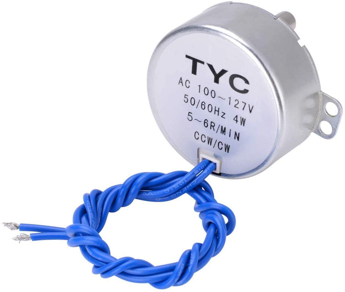 6 Set Cup Turner motor Kit Accessories Tumbler Turners motor for Crafts Tumbler,Includes Synchronous Turntable Motors,Coupling Connectors,DN20 pipe, for Cuptisserie,Tumbler Cup Rotator Machince (5-6R)
