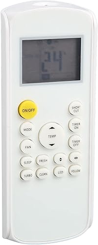 Miniatura 7 de Control remoto de aire acondicionado para Midea, control remoto de aire acondicionado de repuesto para Midea RG57A para R57B1 RG52A2 BGEFU1 RG57