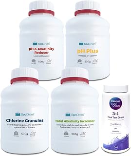 SpaChem Basic Chlorine Starter Kit for Hot Tubs, Spas & Inflatable Spas