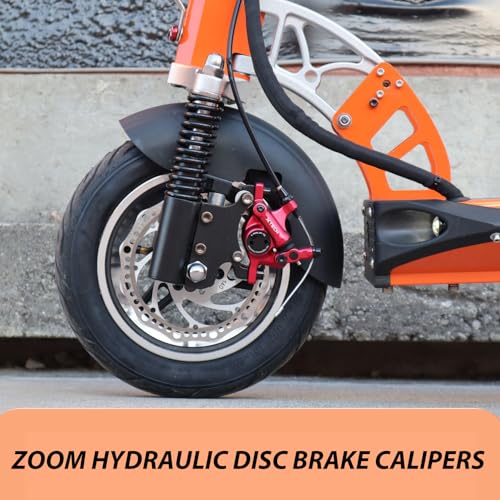 image for ZOOM Hydraulic Disc Brake Calipers: HB-100 MTB Bike Disc Brakes Front 