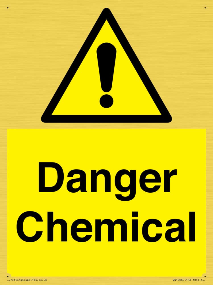 Danger Chemical Sign - 150x200mm - A5P