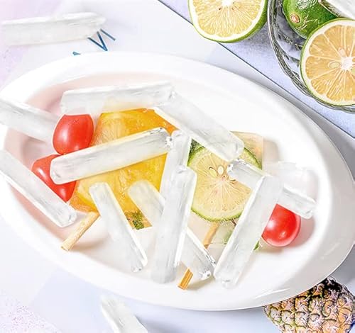 Ozera Set Of 4 Silicone Ice Cube Trays, Narrow Water Bottle Ice Stick Tray, Silicone Ice Trays For Freezer With Easy Push And Pop Out Material, Ideal For Sports And Water Bottles #TOP6