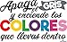 Enkolor Vinilos Decorativos Frases para Paredes"Colores". Pegatinas Adhesivas Color Negro. Tamaño 30X18 cm. Extensión Garantía - Servicio Vinilo Repara Incluido