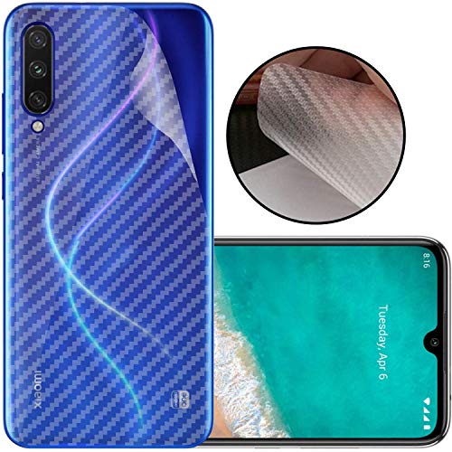 Image of Compatible with Redmi A3 Back Screen Protective Film Carbon Fiber Skin Transparent Screen Guard Sticker