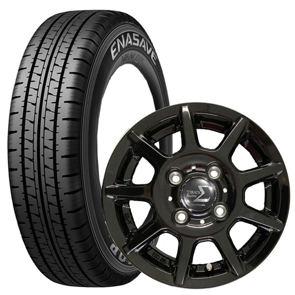 Amazon | 145/80R12 80/78N ENASAVE VAN01 ダンロップ+アルミホイール