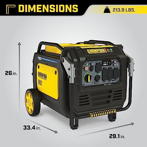 Champion Power Equipment 201175 8500-Watt Electric Start Dual Fuel Home Backup Portable Inverter Generator thumb #7