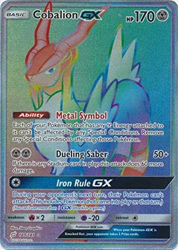 Amazon Com Cobalion Gx 1 181 Secret Rare Team Up Everything Else