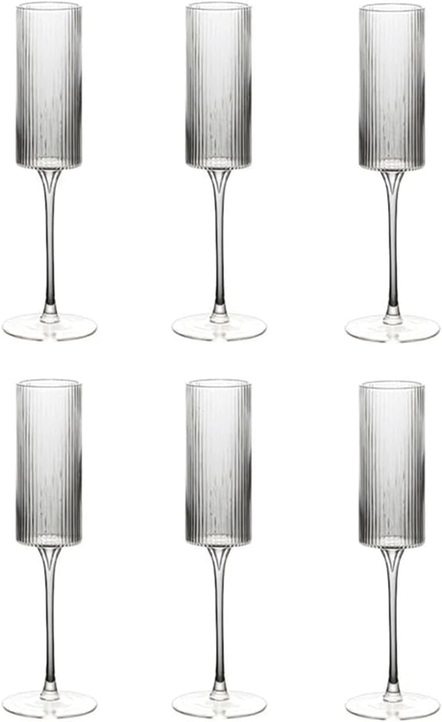 Ensemble de verres de champagne et vin à tige pour des soirées réussies