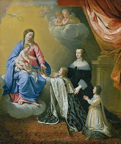 Reproduction d'art Philippe de Champaigne affiche de prestige portrait Louis XIV 60x90