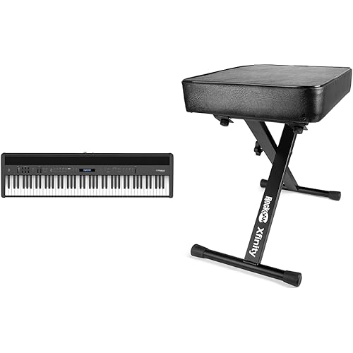 ROLAND Digital Pianos FP-60X & RockJam KB100 Keyboard Bench