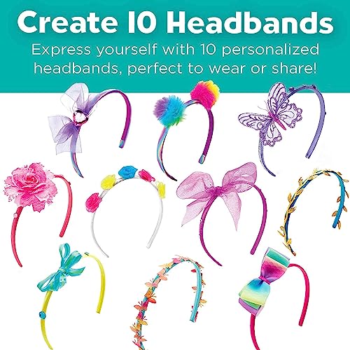 Creativity for Kids Fashion Headband Making Kit - Makes 10 DIY Headbands, Arts and Craft Kits, Kids Activities, Birthday Gifts for Girls (Ages 5+) - Image 6