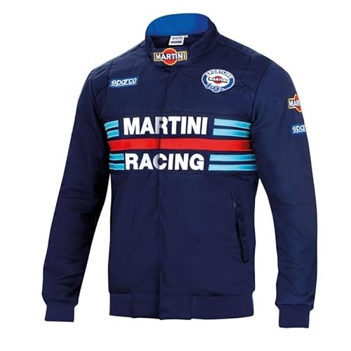 Sparco Unisex Azul Marino Chaqueta Marca Modelo Chaqueta Bomber Martini-R Talla M