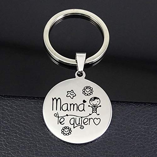 Preisvergleich Produktbild GMTEXTILES Schlüsselbund Disc Charm Lady Schlüsselbund Schmuck Mutter Geschenk