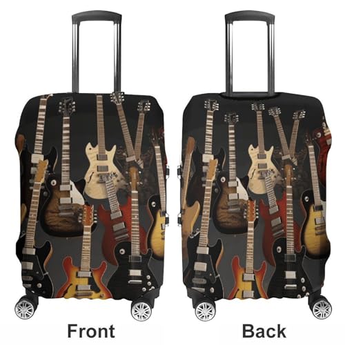 Travel Luggage Cover Elastic Washable Suitcase Cover Fashion Scratch-Resistant Baggage Covers Guitars Suitcase Protector Fit 18-32 Inch Luggage3