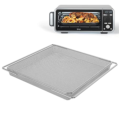 Air Fryer Basket Replacement For Ninja Foodi Sp201 Air Fryers Oven, Stainless Steel Tray For Ninja Sp300 Sp301 Sp351, Mesh Basket For Ninja Foodi Air Fryer Accessories, Baking Tray