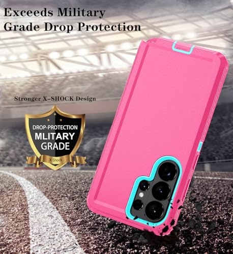 ONOLA Phone Case for Samsung Galaxy S26 Ultra Case with HD Screen Protector, Heavy Duty Shockproof & Dropproof 3-Layer Cover Phone Case for Galaxy S26 Ultra 6.9'',PinkSkyBlue by ONOLA - Used condition - Image 2