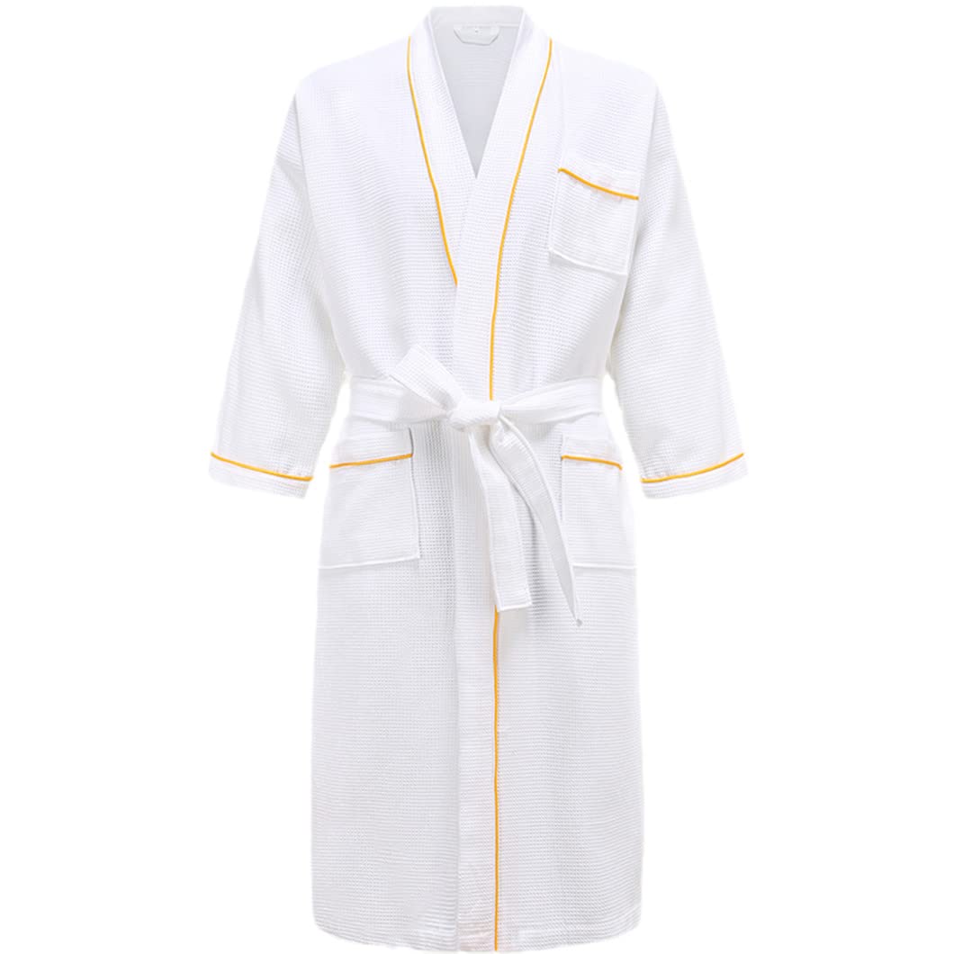 Męski bawełniany szlafrok kimono szlafrok kąpielowy szlafrok męski szlafrok damski długi szlafrok bielizna nocna plus size
