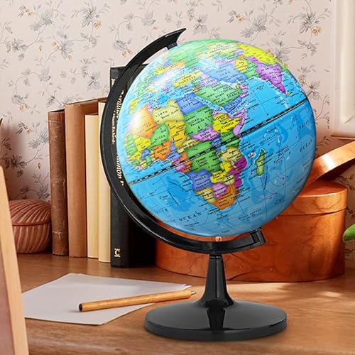 Image of World Globe Night Lamp With Led Light for Home Decor, Office Decor, Gift Item