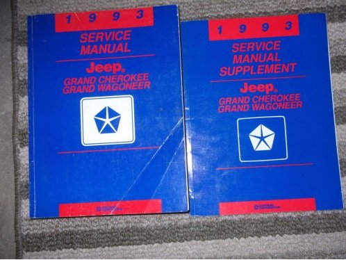 1993 Jeep Grand Cherokee &amp; Grand Wagoneer Repair Shop Manual Original: Jeep: Amazon.com: Books