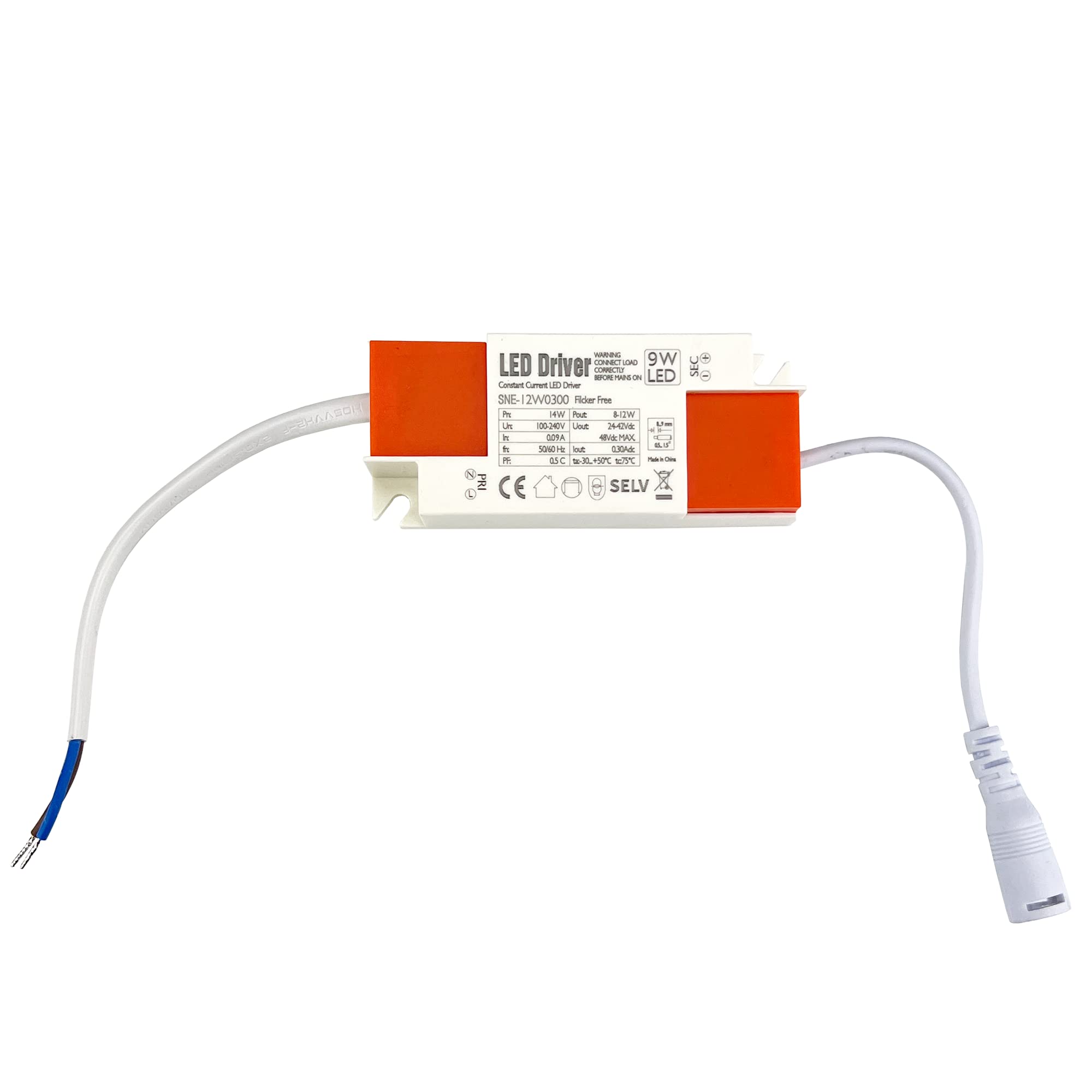 LED Einbaustrahler 230V flach - 8er Set - 9W LED Spot - 4200K - 133mm - IP20