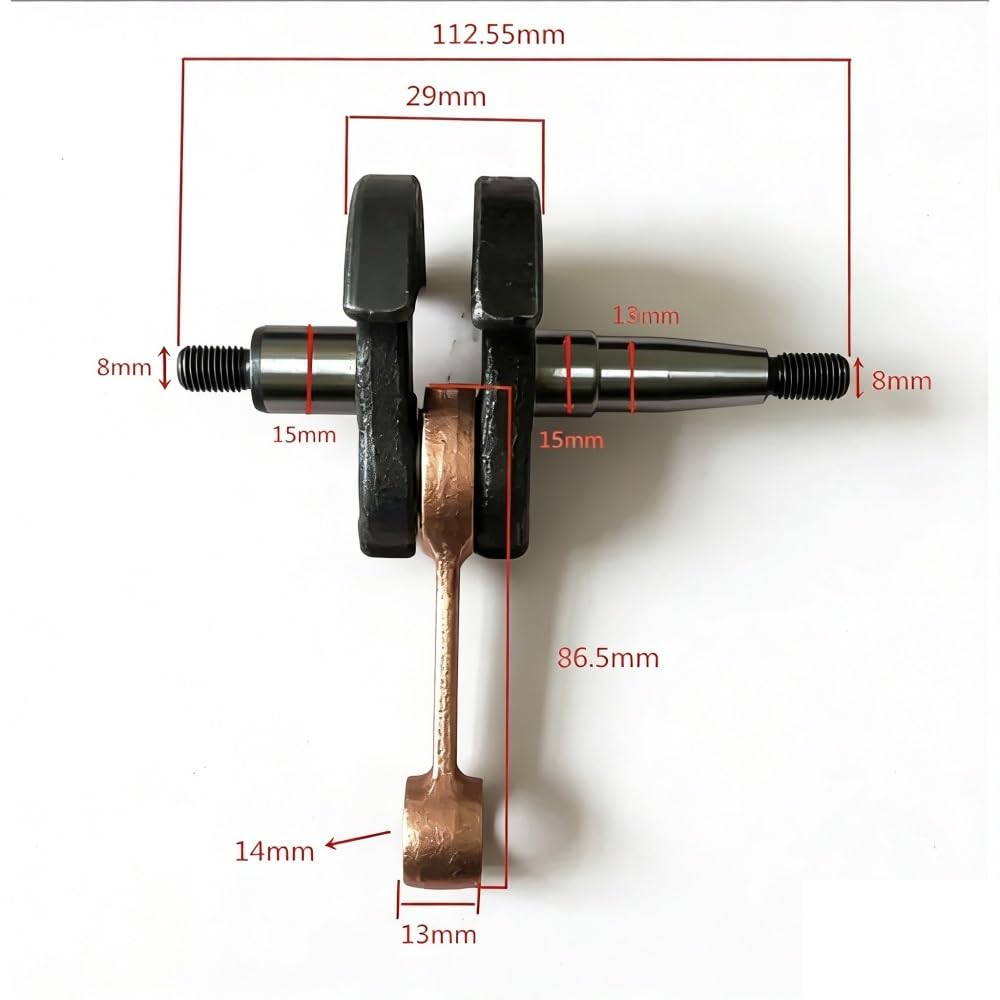 Conjunto de biela del cigüeñal Apto for Piezas de cortacésped FS360 FS420 FS500 y FS550