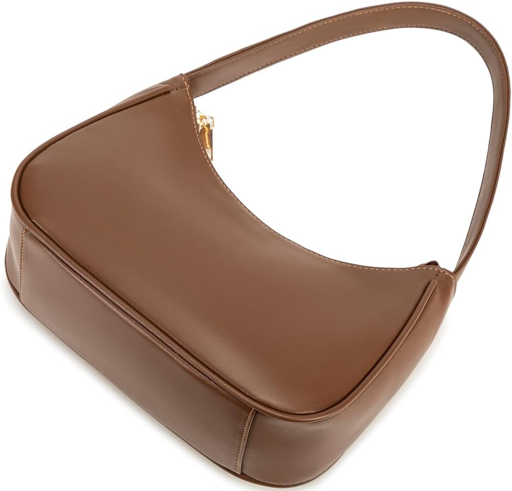 Shoulder Bags for Women, Cute Hobo Tote Handbag Mini Clutch Purse with Zipper Closure - Image 5