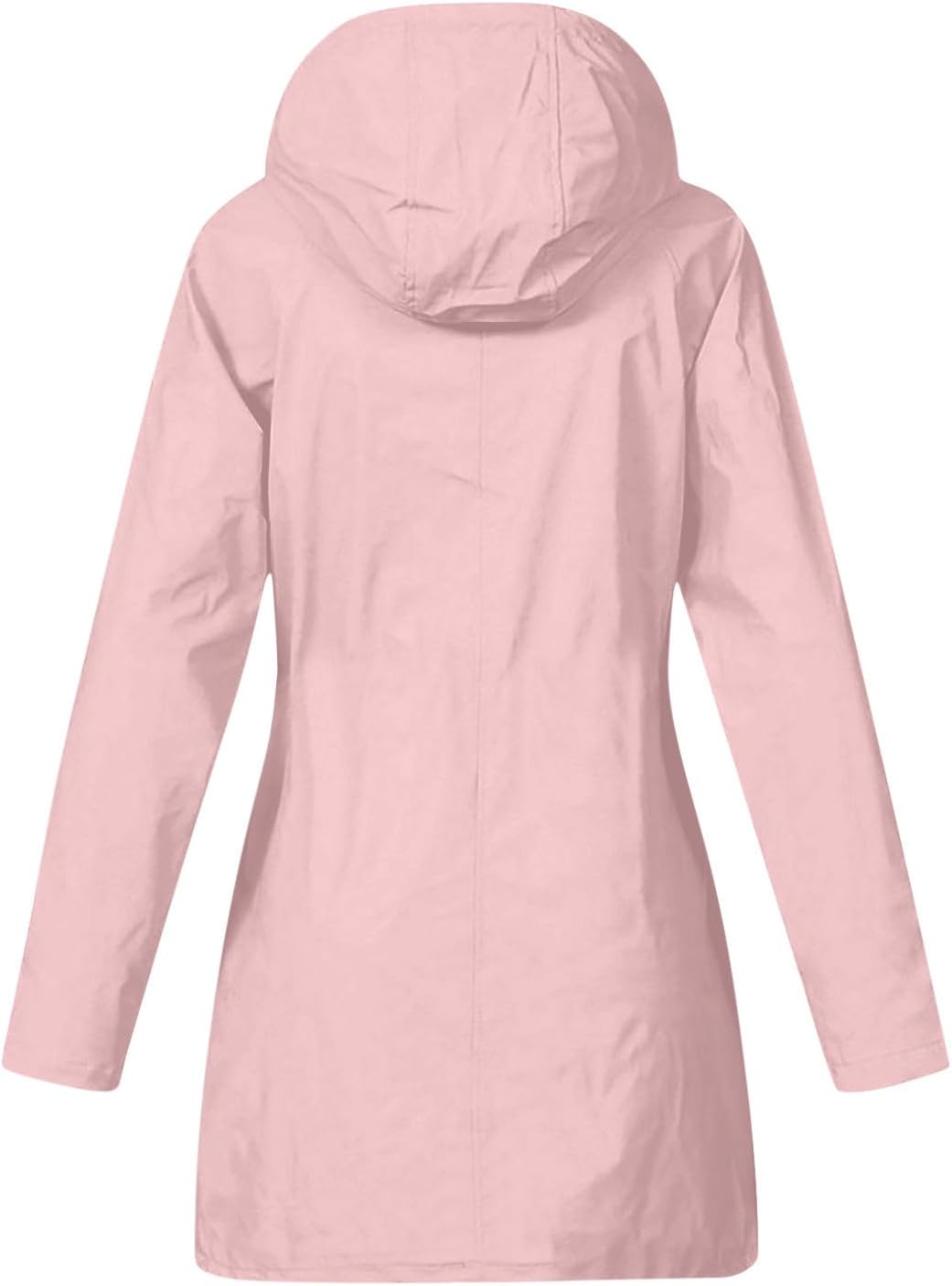 Rain Coats for Women Waterproof Long Hooded Jacket Windbreaker Lined Lightweight Outdoor Hiking Raincoat Trench Coats