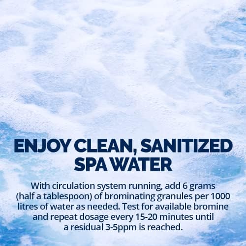 Bromine Tablets Hot Tub and Spa - 750g Brominating Tablets - Long-Lasting Water Sanitizer - Controls Bacteria & Algae - Maintains Crystal Clear Water - By Pool Supplies Canada - 1
