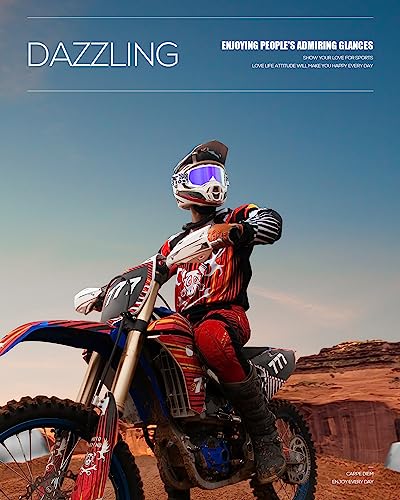 Image of Dirt Bike ATV Goggles Motorcycle Gear Riding Motocross Dirtbike 4-Wheeler MX DH Accessories Goggles Glasses for Men Women Youth UV400 Protection Dust-proof Anti-Slip Strap