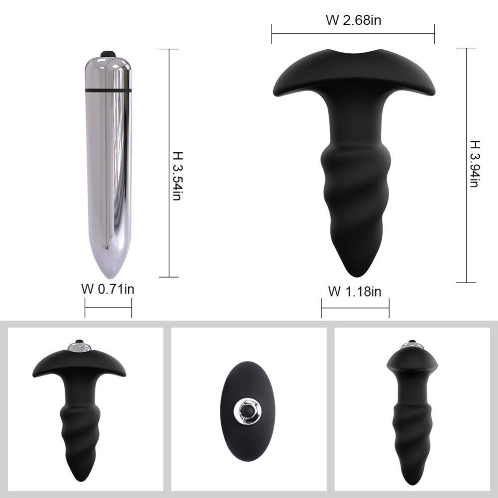 anal モノクロ Amazon | バイブレートアナルプラグ – Anal Sex Toys Dildoソフト液体Silicone Anal Vibrator医療グレード Anal Trainer柔軟な防水メンズレディースToy by Honey大人用再生 | Juntame | アダルト雑貨